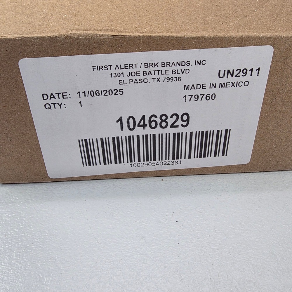 First Alert SMI100 Battery Operated Smoke Alarm Detector White